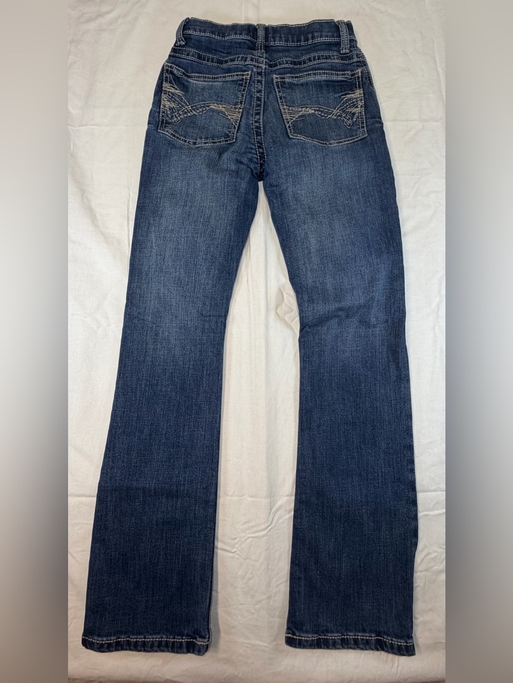 Wrangler 20X Indigo Blue Jeans with Contrast Stitching - Picture 2 of 11